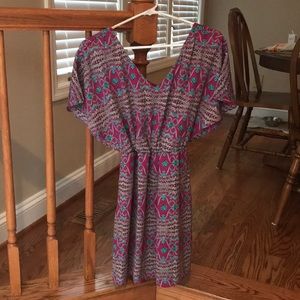 EUC dress. Purple and teal